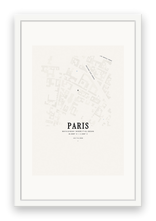 City Map Frame
